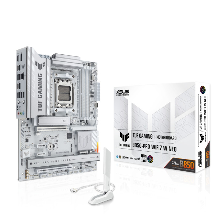 Дънна платка ASUS TUF Gaming B850 Pro Wi-Fi NEO, DDR5, PCIe 5.0, Wi-Fi 7 - 90MB1NW0-M0EAY0 - 1
