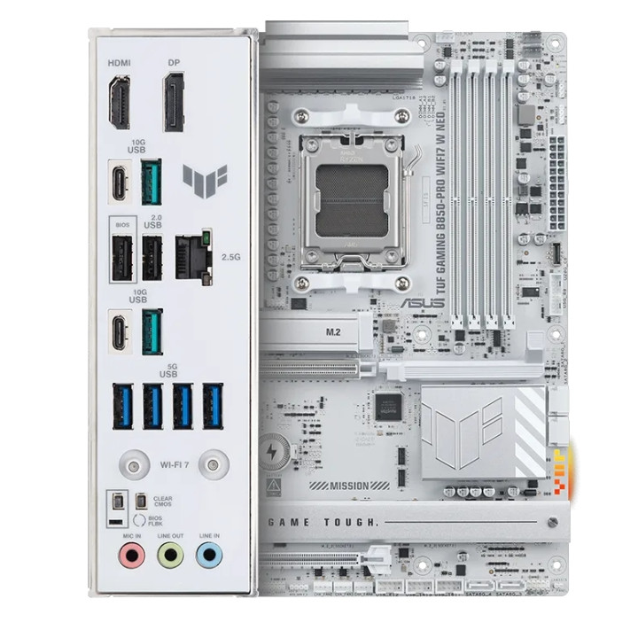 Дънна платка ASUS TUF Gaming B850 Pro Wi-Fi NEO, DDR5, PCIe 5.0, Wi-Fi 7 - 90MB1NW0-M0EAY0 - 5