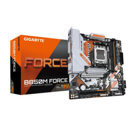 Дънна платка Gigabyte B850M Force WF6E, AMD AM5 Ryzen, DDR5, 2 DIMM слота, mATX - 1