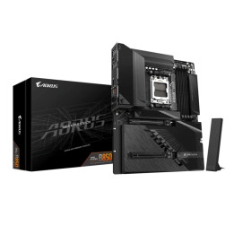Дънна платка Gigabyte B850 AORUS STEALTH, AMD AM5 Ryzen, DDR5, Wi-Fi 7, 4 DIMM слота, ATX - B850 A STEALTH - 1