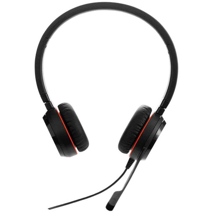 Слушалки JABRA Evolve 20 SE, Стерео, USB-C/USB-A адаптер, Кожа - 4999-823-369 - 2