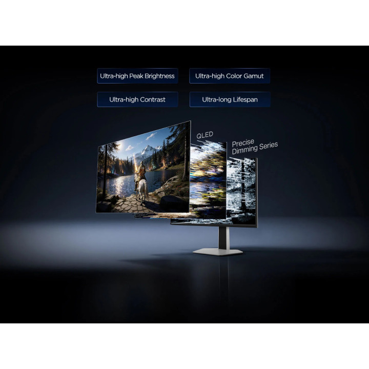 Монитор TCL 27C2A, 27" QD-Mini LED 4K 160Hz, 1196 Dimming Zone, 1200nits - 4