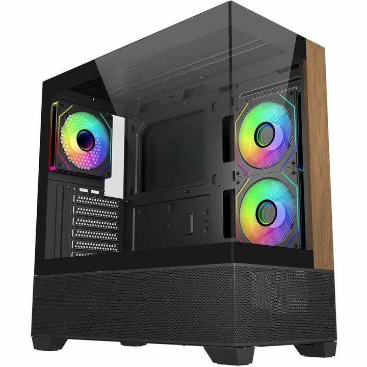 Кутия за компютър Cooler Master Elite 690 Wood, Mini Tower, ATX/Micro ATX/Mini ITX - E690-KHNN-S00 - 1