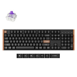 Геймърска безжична Механична клавиатура Keychron K10 HE Magnetic Switch - Black Special Edition - K10H-F1 - 1