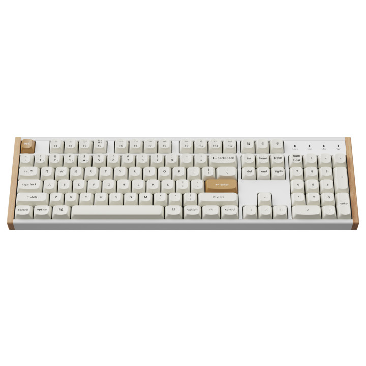  Геймърска безжична механична клавиатура Keychron K10 HE Magnetic Switch - White Special Edition - K10H-Q1 - 2