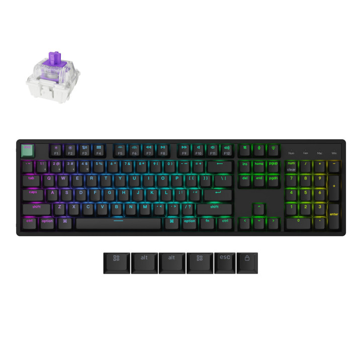 Геймърска безжична механична клавиатура Keychron K10 HE Magnetic Switch, Standard Edition - K10H-J1 - 1