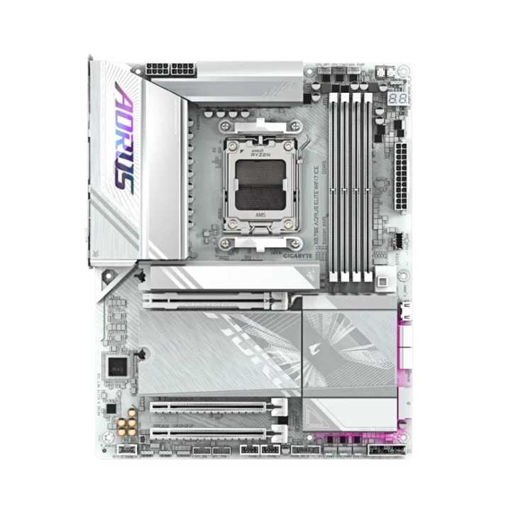 Дънна платка Gigabyte X870E AORUS ELITE WIFI7 ICE, DDR5, 4 DIMM слота - X870E A ELITE WF7 ICE - 2