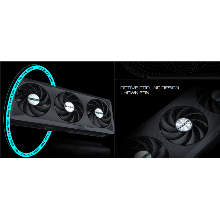 Видео карта Gigabyte GeForce RTX 5060 Ti EAGLE MAX OC 16G GDDR7 - GV-N506TEAGLEMAX OC-16GD - 3