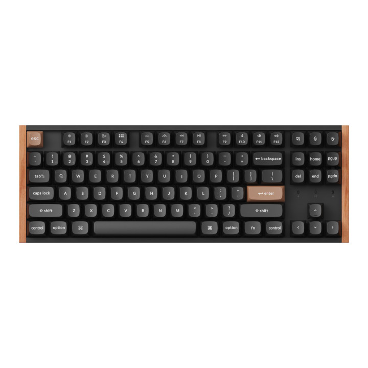  Bluetooth геймърска Механична клавиатура Keychron K8 HE Magnetic Switch, Black Special Edition - K8H-F1 - 2