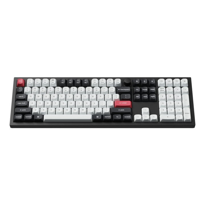 Безжична механичка клавиатура Keychron Q6 HE QMK Gateron Double-Rail Magnetic Switch, Carbon Black- Q6H-M1 - 3