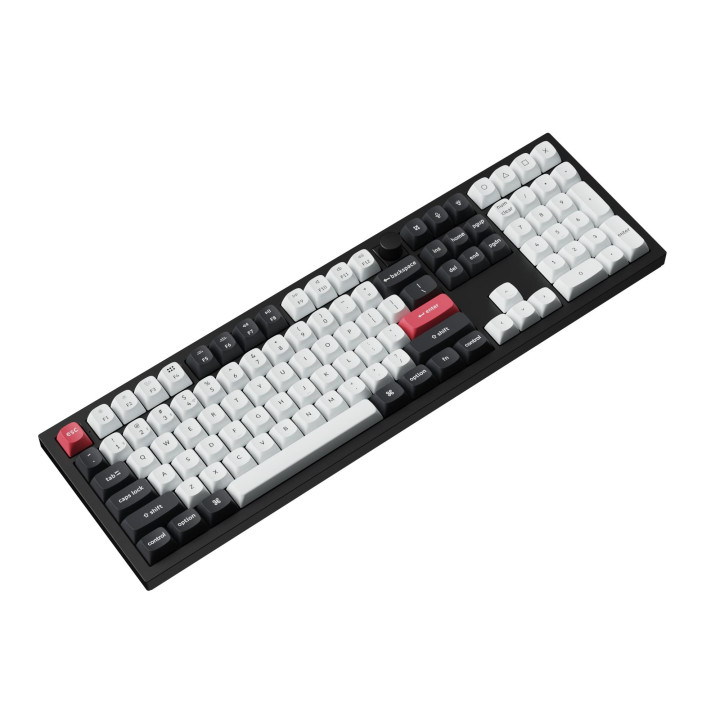 Безжична механичка клавиатура Keychron Q6 HE QMK Gateron Double-Rail Magnetic Switch, Carbon Black- Q6H-M1 - 6