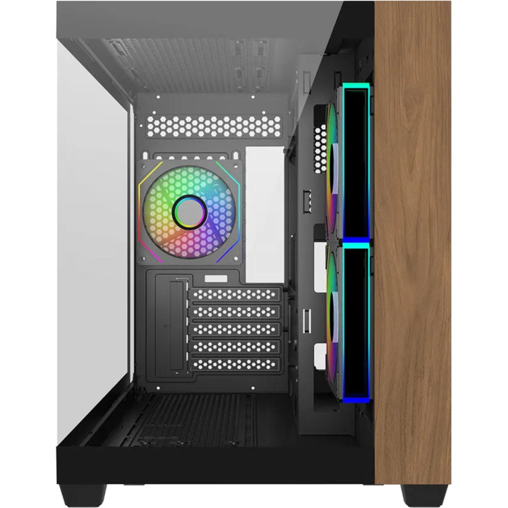 Кутия за компютър Cooler Master Elite 481, Mini Tower, Micro ATX/Mini ITX, с 3 ARGB PWM вентилатора - E481-KHNN-S00 - 2