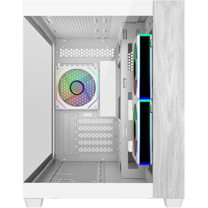 Кутия за компютър Cooler Master Elite 481, Mini Tower, Micro ATX/Mini ITX, с 3 броя 120mm ARGB PWM вентилатора - E481-WHNN-S00 -