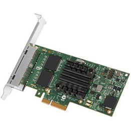 Мрежова карта Intel I350-T4V2, 4x RJ-45 Gigabit, PCI интерфейс, 1000 MB/s - I350T4V2BLK - 1