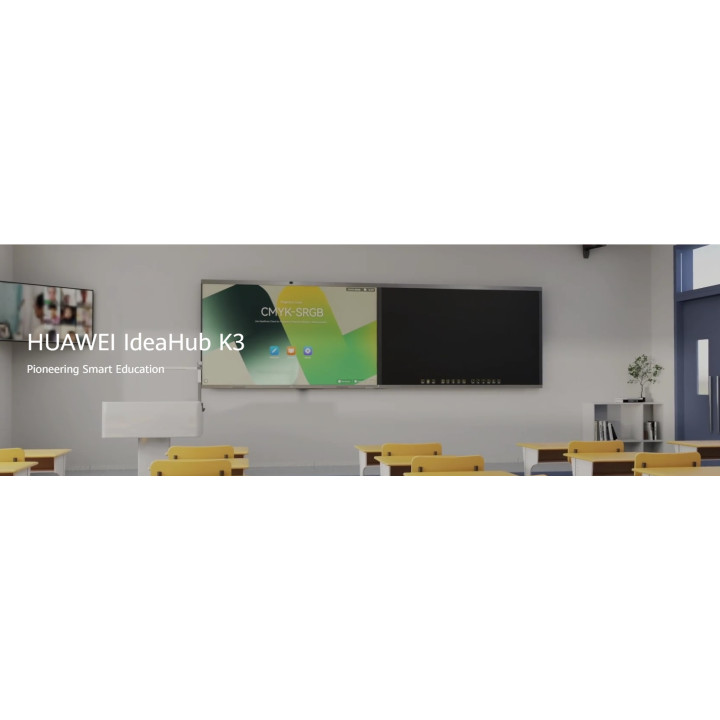 Интерактивна дъска HUAWEI IdeaHub K3 IHK3-75SA, 75" 4K UHD Direct LED, HarmonyOS - 55151104 - 4