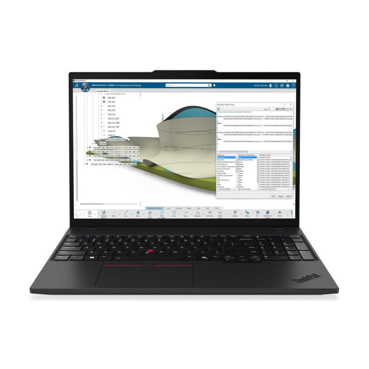 Лаптоп Lenovo ThinkPad P16s G4, 16" WUXGA, Intel Core Ultra 7 255H, RTX PRO 500 Blackwell 6GB, 16GB DDR5, 512GB SSD, Windows 11 