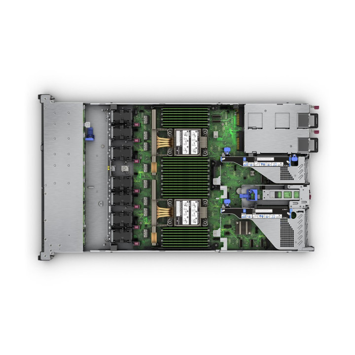 Сервър HPE ProLiant DL360 Gen11, Intel Xeon Silver 4514Y 2.0GHz 16-ядрен, 64GB DDR5 2800MHz, 2x480GB SATA SSD, без OS - P77237-4
