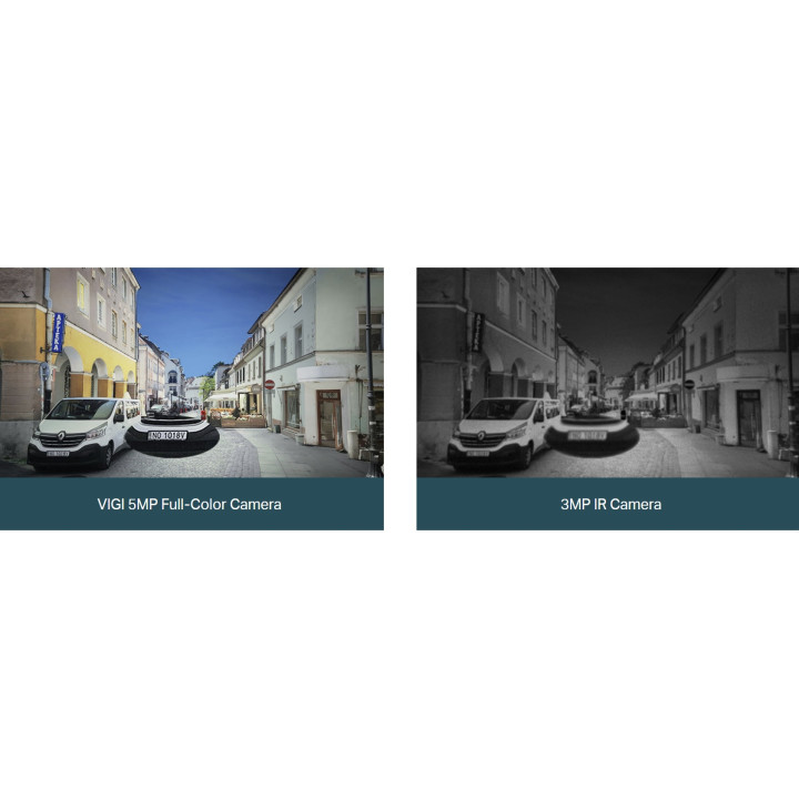 Мрежова камера TP-Link VIGI C250, 5MP, 4mm, куполна, външен монтаж, PoE - VIGI C250(4mm) - 5
