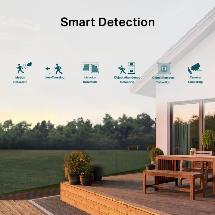 Мрежова камера TP-Link VIGI C330, 3MP 2304x1296p, IR булет, външна - VIGI C330(2.8mm) - 5