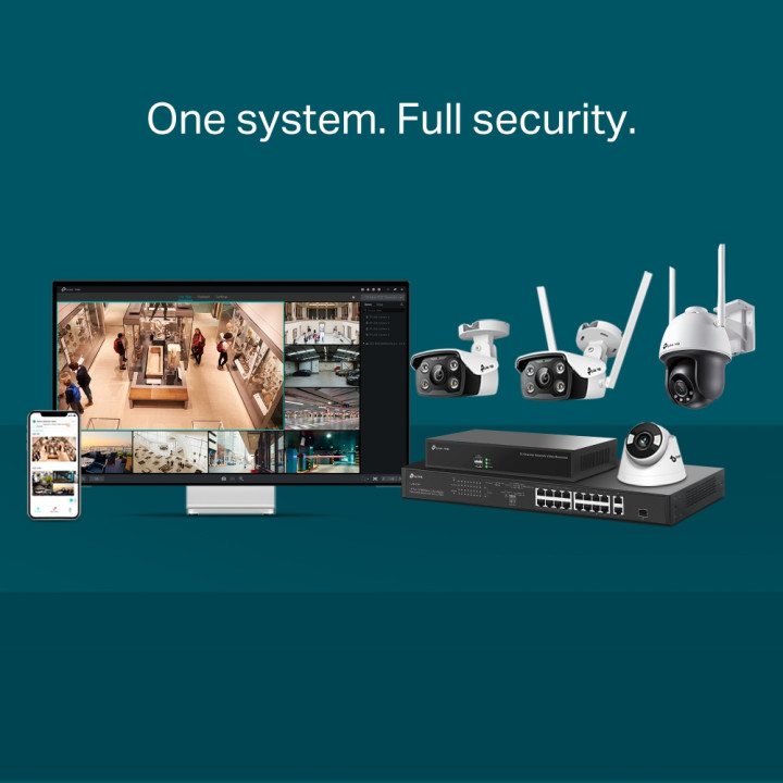 Външна мрежова камера TP-Link VIGI C340, 4MP, 2.8mm, булет, пълноцветна - VIGI C340(2.8mm) - 5