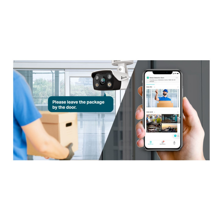 Външна мрежова камера TP-Link VIGI C340, 4MP, 2.8mm, булет, пълноцветна - VIGI C340(2.8mm) - 9