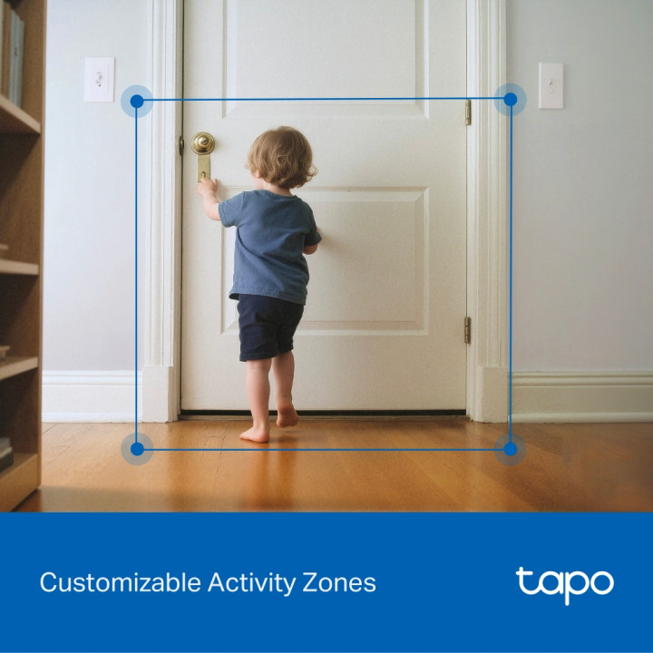 Домашна Wi-Fi охранителна камера TP-Link Tapo C250, 8MP, AI Detection, Pan/Tilt - Tapo C250 - 9