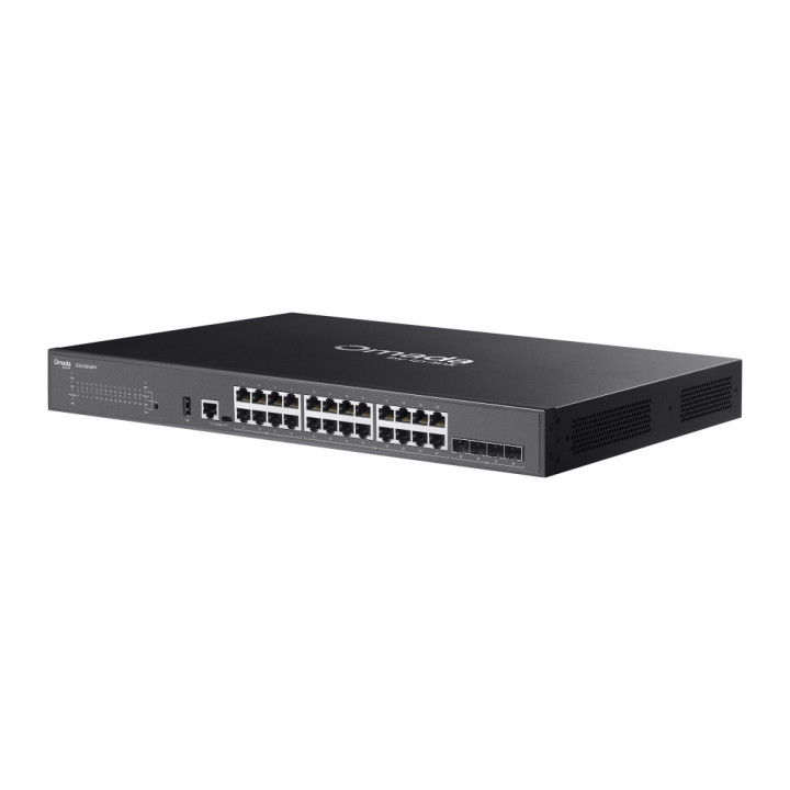Мрежов комутатор TP-LINK Omada SG5428XMPP, 24-портов Gigabit PoE++, 4× 10G слота, L3 управляем - 5