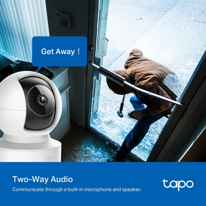 Wi-Fi Pan/Tilt камера за наблюдение TP-Link Tapo C222 - 7