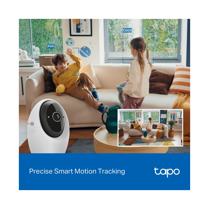 Wi-Fi камера за наблюдение TP-Link Tapo C260, 1/2.7" CMOS, H.264, Pan/Tilt 180°, MicroSD до 512GB - 6