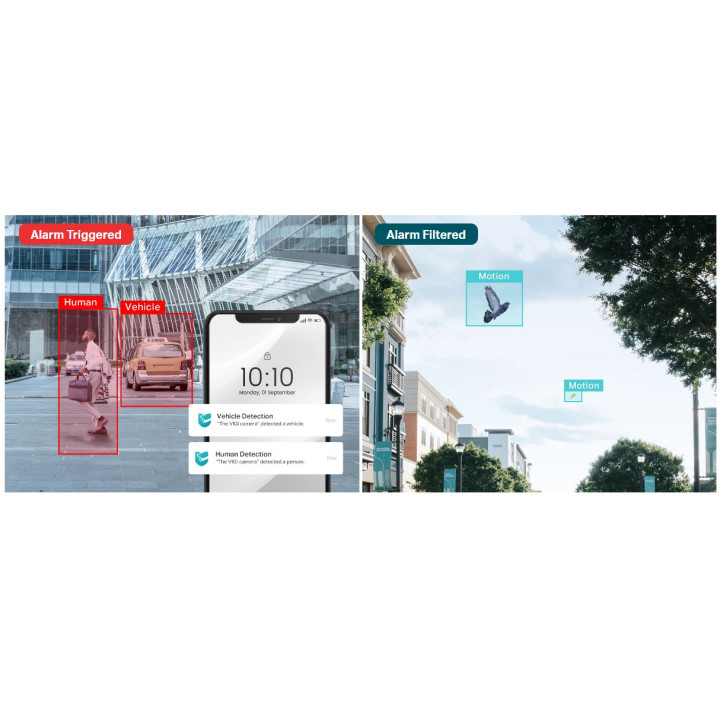 IP камера TP-Link VIGI C220I, 2MP куполна, 2.8mm обектив, IR нощно виждане, PoE захранване - VIGI C220I(2.8mm) - 4