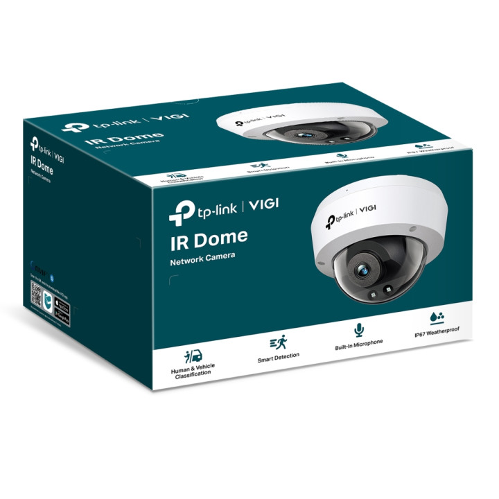 Мрежова камера TP-Link VIGI C220I, 2MP IR куполна, 4mm - VIGI C220I(4mm) - 7