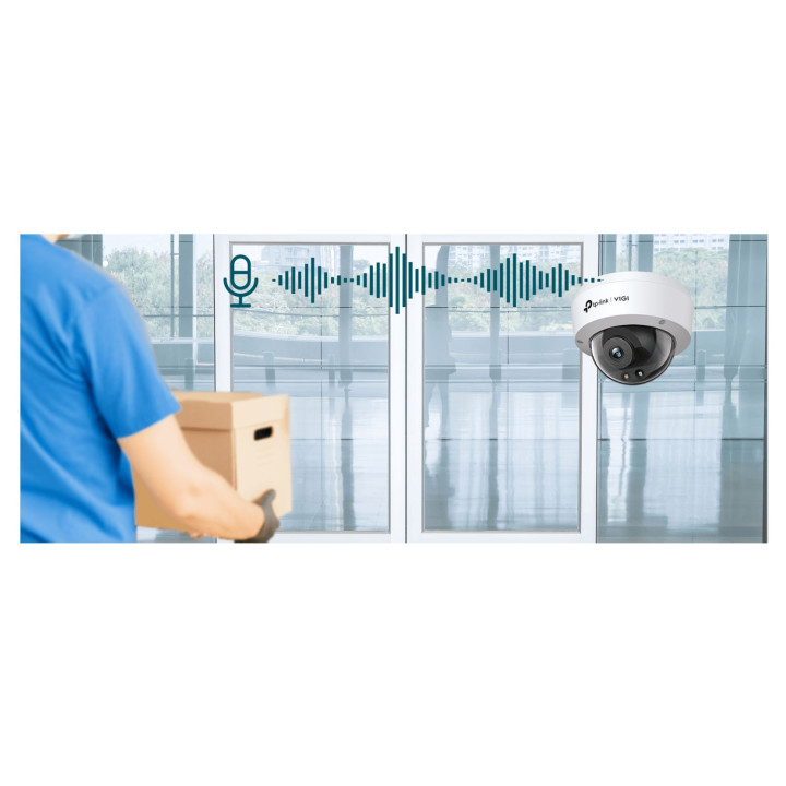 Мрежова камера TP-Link VIGI C230, 3MP пълноцветна куполна, 2.8mm - VIGI C230(2.8mm) - 7