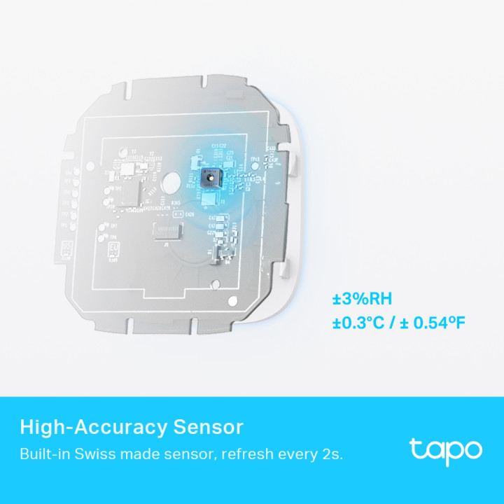 Монитор за температура и влажност TP-Link Tapo T315 - 3