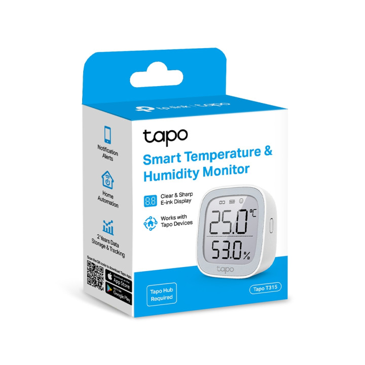 Монитор за температура и влажност TP-Link Tapo T315 - 6