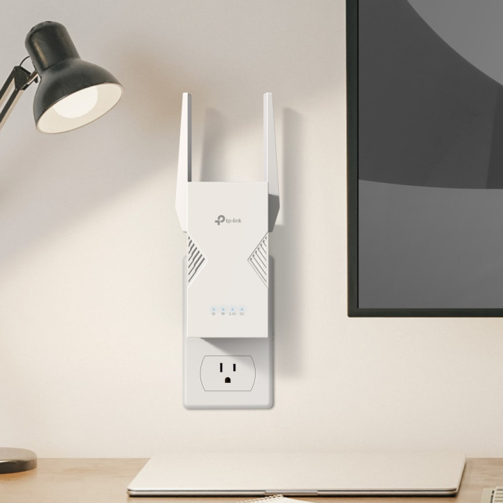 Wi-Fi удължител TP-Link RE235BE, BE3600 Двубандов 2.4/5GHz, 2× Външни антени, 1× 2.5Gbps Ethernet - 9