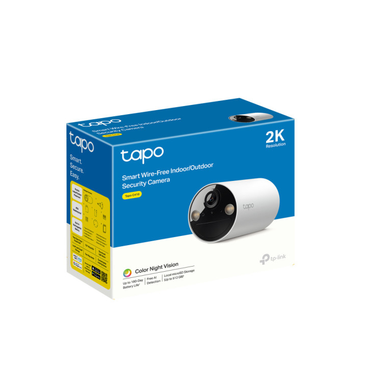 Интелигентна безжична охранителна камера TP-Link Tapo C410, 2K QHD, IP65, 2.4 GHz - 15