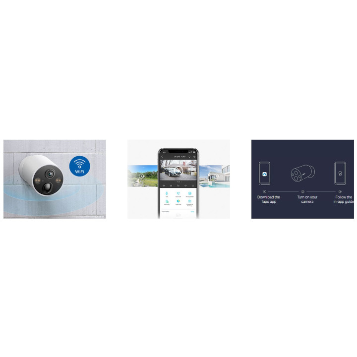 Охранителна камера TP-Link Tapo C425, 2K QHD, Full-Color Night Vision, Двупосочен аудио сигнал - 14