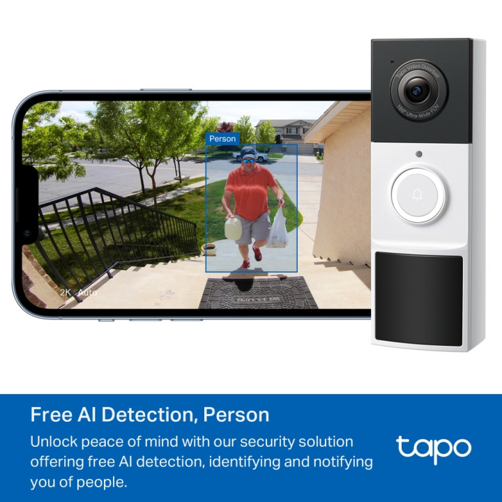 Видео звънец TP-Link Tapo D210 - 5