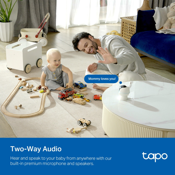 Интелигентна бебефон камера с двойна леща TP-Link Tapo C840 - 8