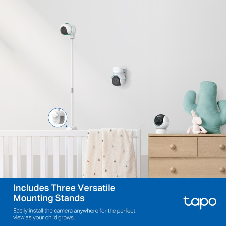 Интелигентна бебефон камера с двойна леща TP-Link Tapo C840 - 13