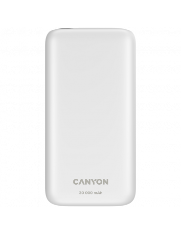 Външна батерия Canyon PB-301 Power bank 30000mAh Li-poly battery - CNE-CPB301W