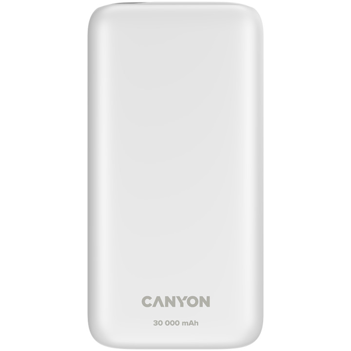Външна батерия Canyon PB-301 Power bank 30000mAh Li-poly battery - CNE-CPB301W