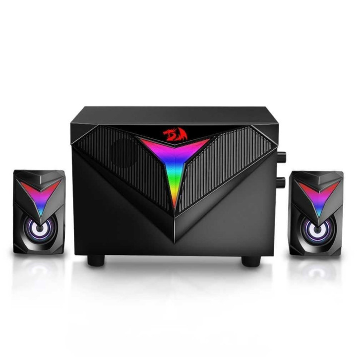 2.1 стерео колонки Redragon Toccata GS700-BK, 11W RMS, USB, RGB LED - 1