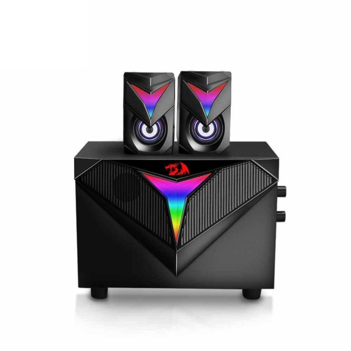 2.1 стерео колонки Redragon Toccata GS700-BK, 11W RMS, USB, RGB LED - 2