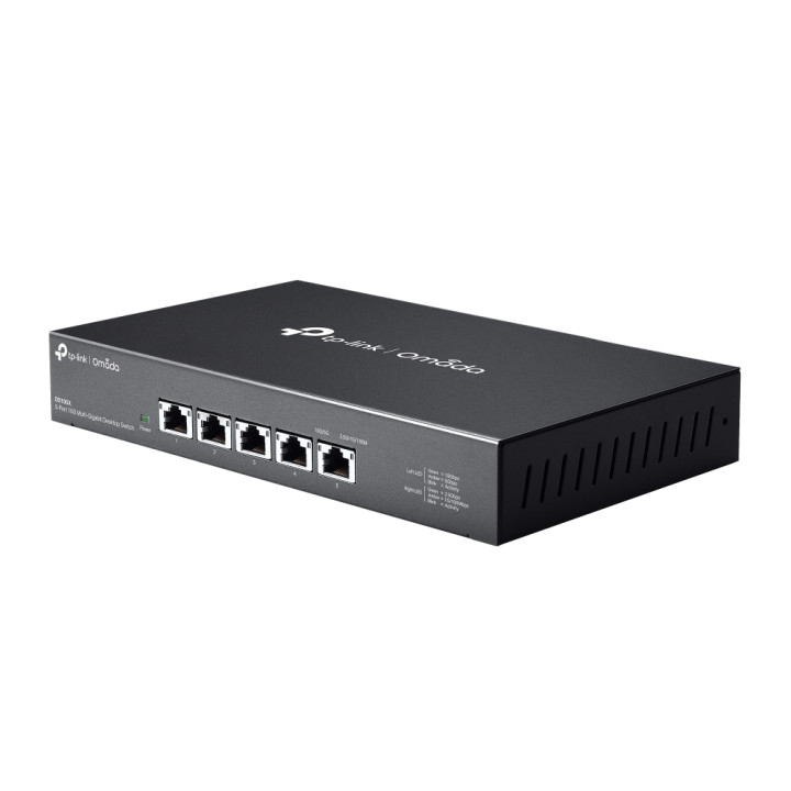 Мрежов комутатор TP-LINK Omada DS105X, 5 портa 10Gbps, Неуправляем - 11
