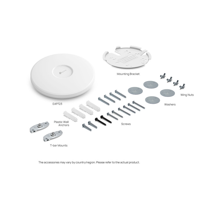 Точка за достъп TP-Link Omada EAP723, Wi-Fi 7 BE3600, 2.4/5 GHz, 2.5G Ethernet - 7