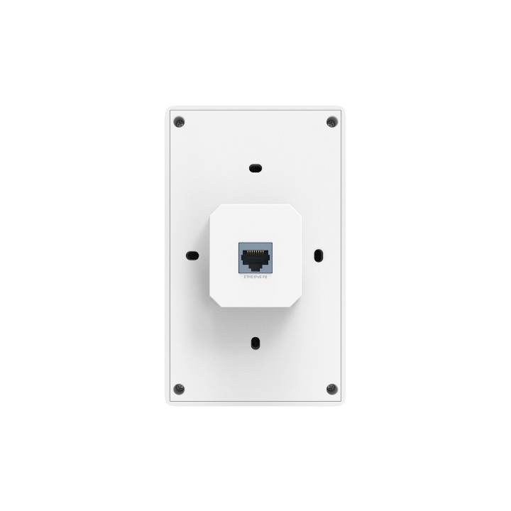 Точка за достъп TP-Link EAP725-Wall Omada BE3600, Wi-Fi 7, 5 GHz, 4× вътрешни антени, 1× 2.5G Ethernet + 2× Gigabit портове - 8