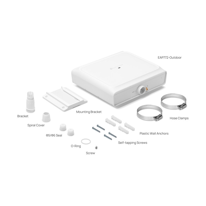 Точка за достъп TP-Link Omada EAP772-Outdoor, BE9300 Wi-Fi 7, трибандов, 2.4/5 GHz, външна/вътрешна - 10