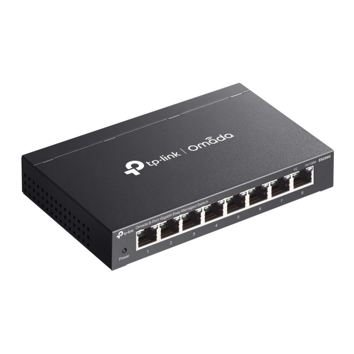 Мрежов комутатор TP-Link Omada ES208G, 8 портa Gigabit, Smart Management, Cloud Access - 9