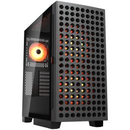 Кутия за компютър COUGAR AIRFACE ECO RGB, Midi Tower, ATX - CGR-5YA2B-RGB - 1